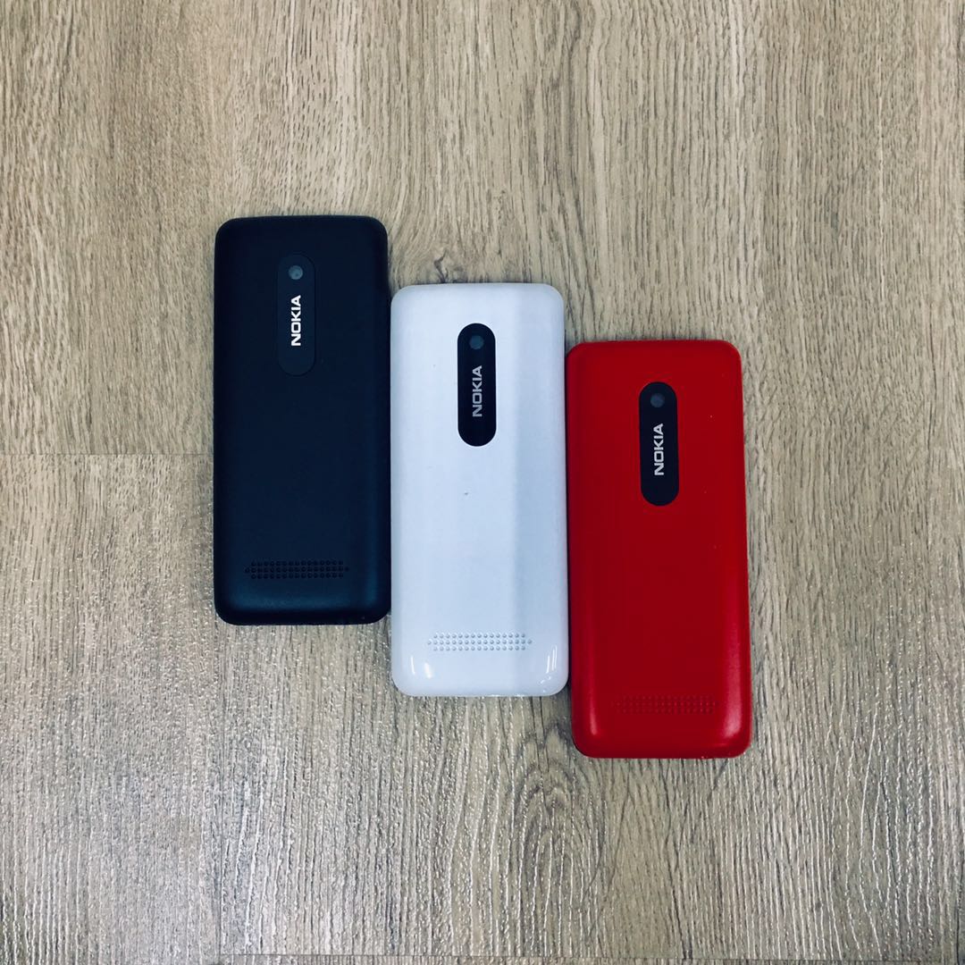 (BLACK)Nokia 206 DUAL SIM IMPORT REFURBISHED(Ready Stock)